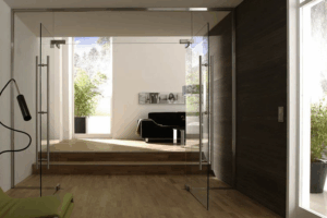 Wie ein Ganzglasanlage Ihr Badezimmer luxuriöser erscheinen lässt